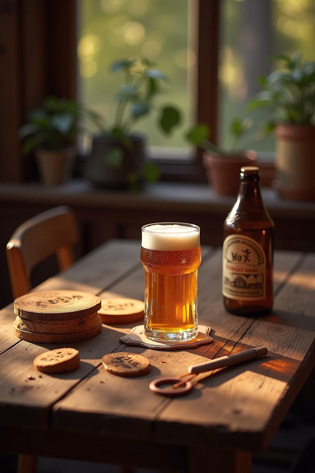 biergarten basteln geschenk outline 2