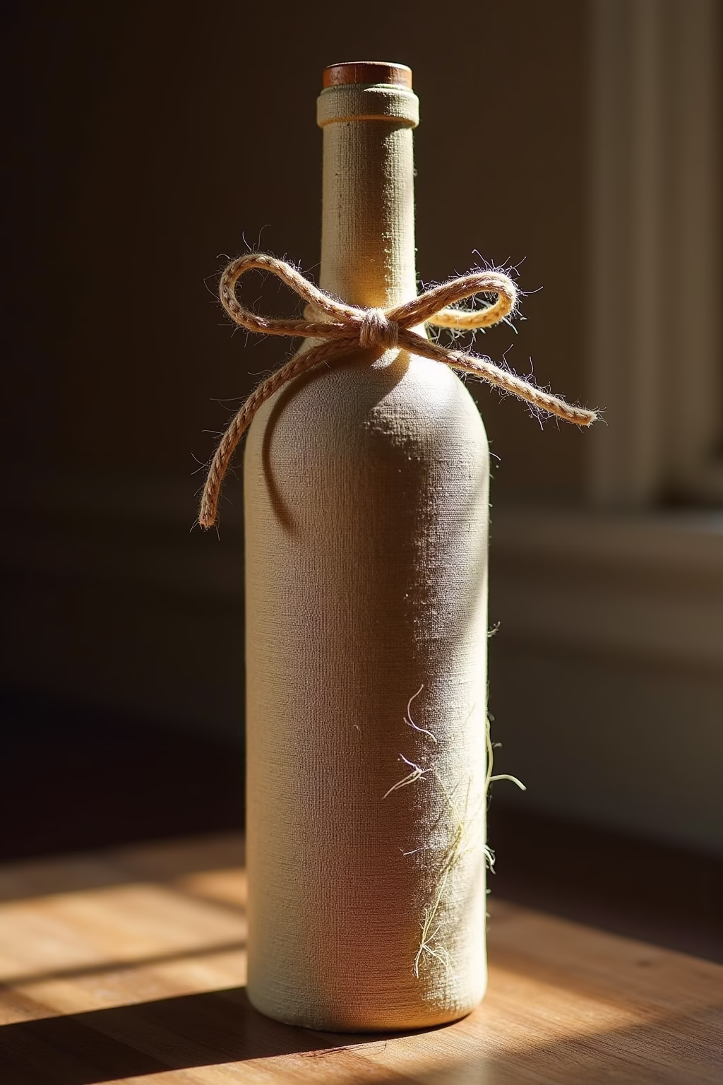 flasche als geschenk dekorieren outline 3