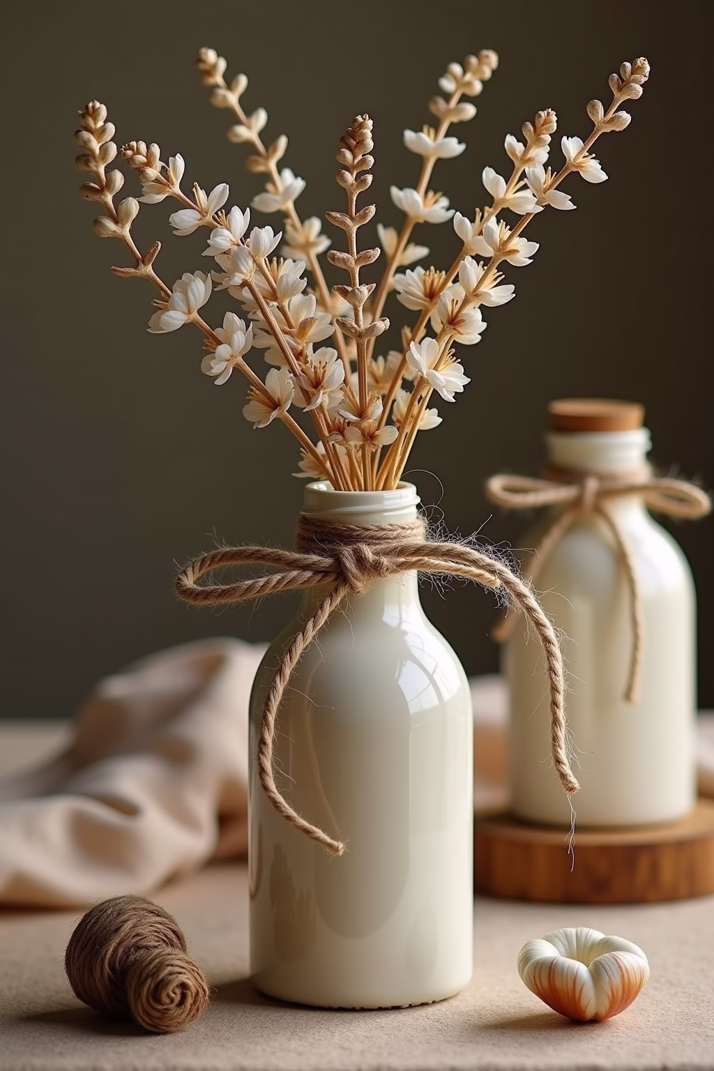 flasche als geschenk dekorieren outline 4