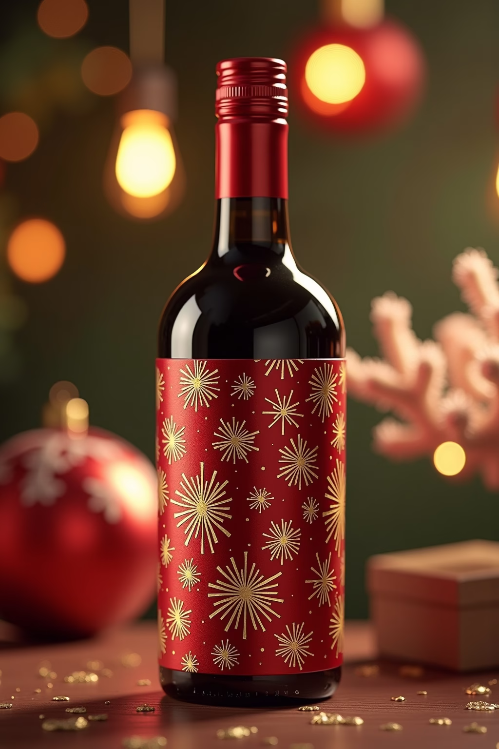 flasche als geschenk dekorieren outline 7