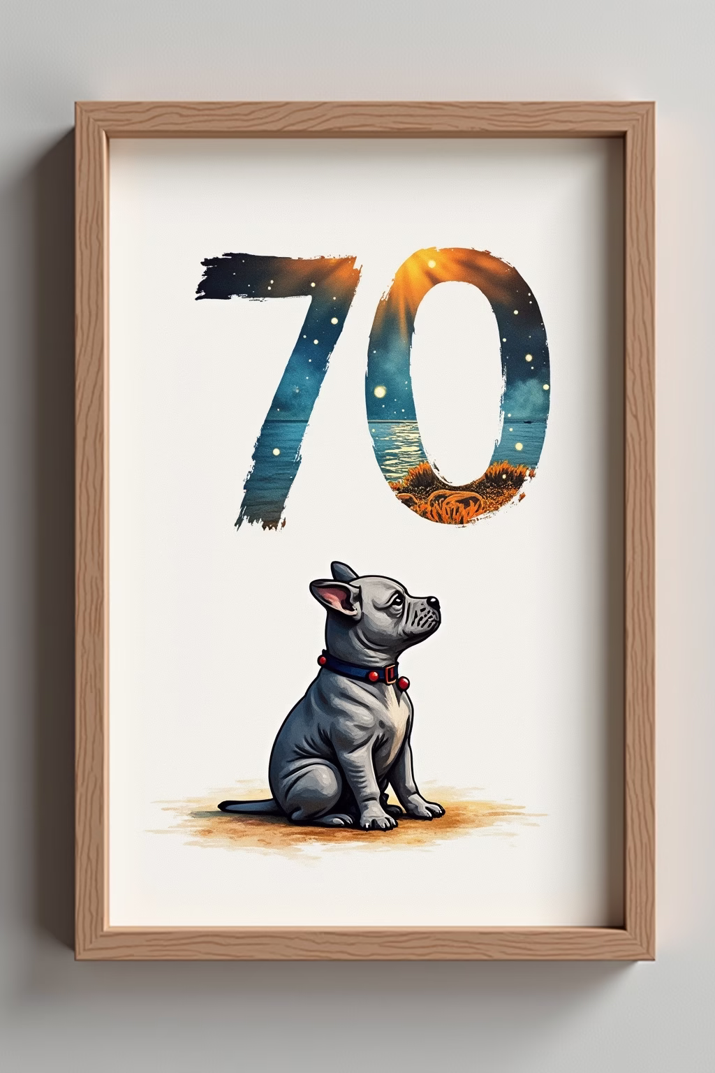 selber basteln 70 geburtstag geschenk basteln outline 8