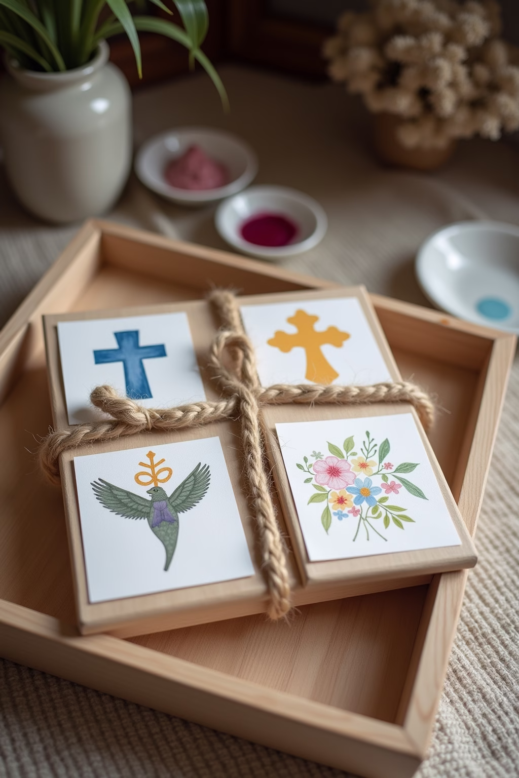 selbstgemachte geschenk zur taufe basteln outline 6